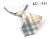 New Rubber Ties Casual Plaid Necktie For Boys Girls Neck Ties Simple Slim Necktie Gravatas Lazy Person Student Tie Neck Wear