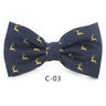 JEMYGINS Christmas Bow Ties for Mens Shirt  Snowflake Christmas Tree Pattern Men Silk Bow Tie  Christmas Party Gift