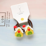 2pcs New Cute Cartoon Christmas Elk Elastic Hair Bands Rubber Hair Rope Tie Girls Hair Scrunchie Ponytail Holder Gum Accessories