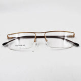 Men's business glasses frame half frame Square frame ultra light comfortable titanium alloy optical prescription Eyeglasses