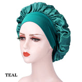 Black Pink Purple Hair Care Caps Silk Bonnet Women'S Nightcaps With Curly Natural Curls Covers With Soft Wide Elastic Adjustable
