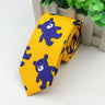 Cotton Men's Colourful Tie Duck Dog Fruit Flower Ties Narrow Kids Children Necktie Slim Skinny Cravate Narrow Thick Neckties