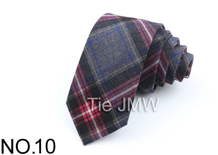 New Soft TR Fabric Polyester Ties For Men Skinny Plaid Business Tie Wedding Dress Butterfly Designer Daily Neckwear Accessories