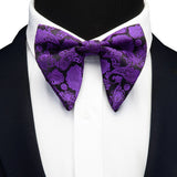 GUSLESON Fashion Paisley Bow Tie For Men Women Classic Big Bowtie For Party Wedding Bowknot Adult Mens Bowties Cravats Red Tie