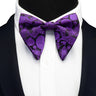 GUSLESON Fashion Paisley Bow Tie For Men Women Classic Big Bowtie For Party Wedding Bowknot Adult Mens Bowties Cravats Red Tie