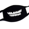 Cotton Kawaii Funny Anime Expression Mouth Face Mask Smile Breathable Masks For Korean Unisex Face Mouth Muffle Mask Accessories