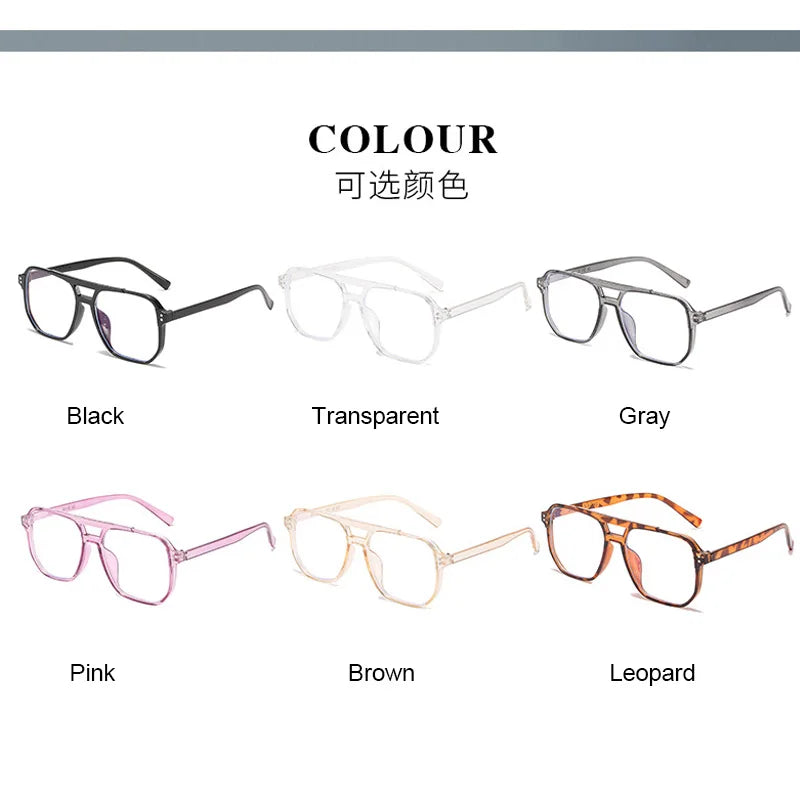 New 2022 Unisex Blue Light Blocking Glasses For Women Fashion Anti Blue Ray Eyewear Men Computer Gaming Eyeglasses UV Protection