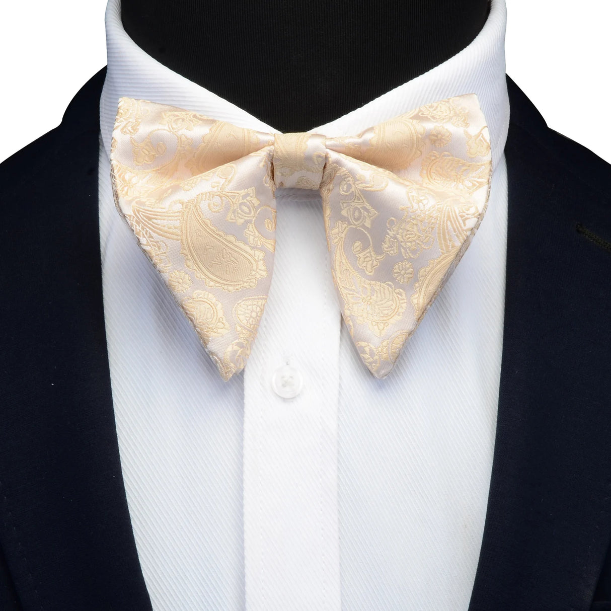 GUSLESON Fashion Paisley Bow Tie For Men Women Classic Big Bowtie For Party Wedding Bowknot Adult Mens Bowties Cravats Red Tie