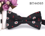 New Floral Men Bow Tie Claret Classic Bowtie For Men Flower Bow Ties For Business Wedding Butterfly Cravats Adult Suits Bowties