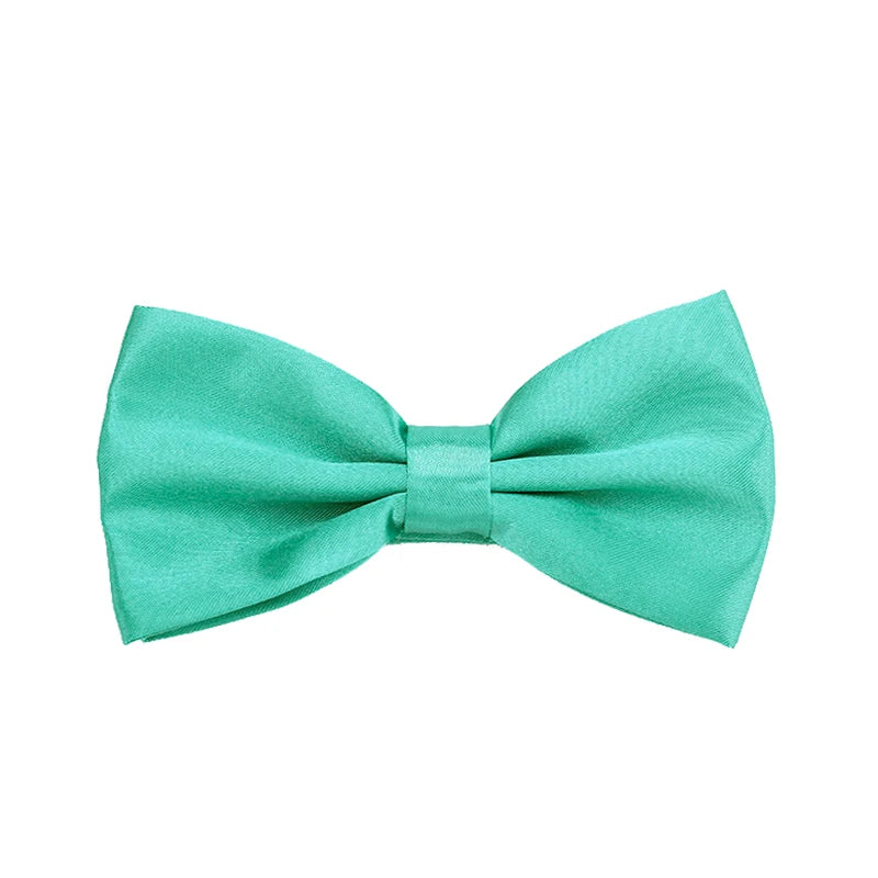 HUISUI 2024 New 43 Color Suit Bow Tie Wedding Gift Solid Party Classic Butterfly Cravat Wholesale Polyester Material Bowtie