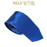 2019 Tie for Men women Slim Tie Solid color Necktie Polyester Narrow Cravat Party Formal Ties Fashion mens ties camisas mujer