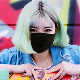 Korean Funny Expression Smile Creative Mouth Face Mask For Mouth Black Kpop Unisex Kawaii Face Mouth Muffle Mask Cotton Fashion