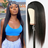 Machine Made Wigs Natural Color Wig Human Hair Deep Wave Glueless None Lace Front Curly Wave Wig Brazilian Virgin Hair