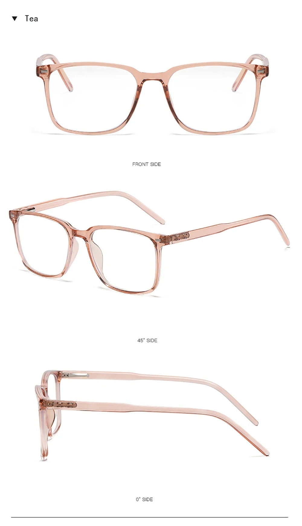 2025 Trending Blue Light Blocking Men's Glasses Gaming TR90 Matte Black Anti Ray Eyeglasses Computer Transparent Fashion Eyewear