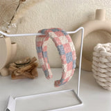 2022 Gentle Pink Womans Hairbands Girl Sweet Plush Wide Side Sponge Headband Hair Hoop Fashion Simple Solid Color Hair Accessory