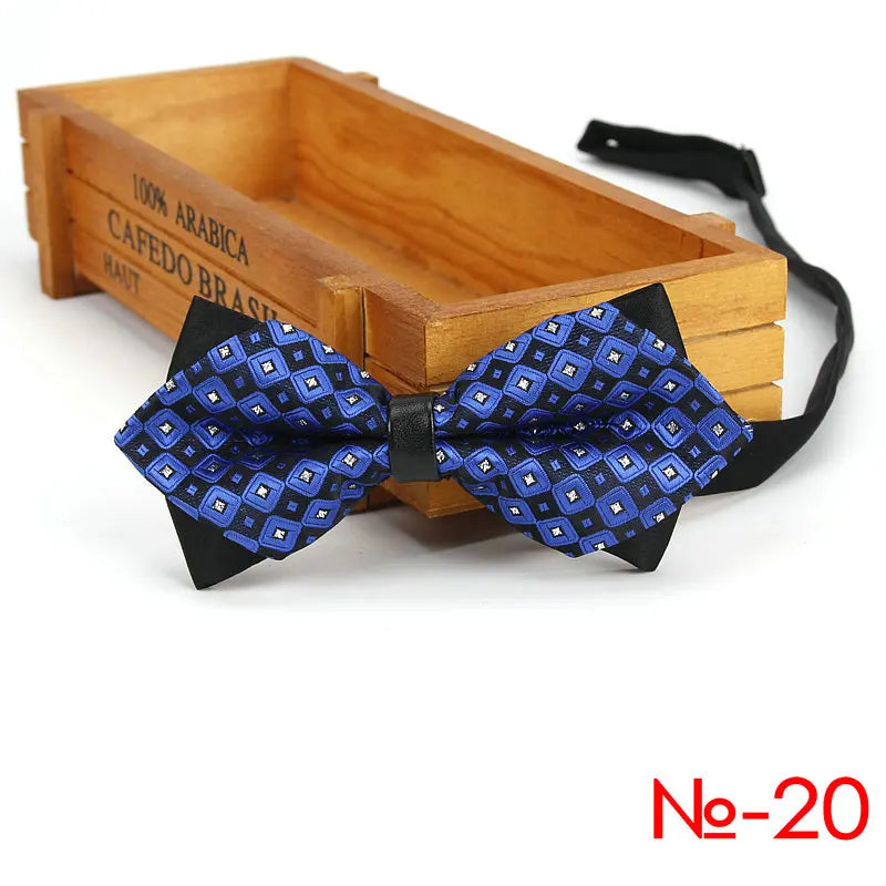 Men Ties Fashion Butterfly Party Wedding Bow Tie for Boys Girls Plaid Check Red Black Bowknot Wholesale Accessories Bowtie