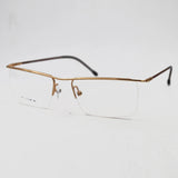 Men's business glasses frame half frame Square frame ultra light comfortable titanium alloy optical prescription Eyeglasses