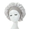 Women Satin Bonnet Spandex Wide Stretchy Band Bonnet Satin Cheveux Nuit Silk Sleeping Night Cap Bonnets for Women