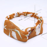 2020 Fashion Bohemian Headband Print Hairbands For Women Girls Vintage Cross Knot Turban Bandanas Headwear Hair Accessories
