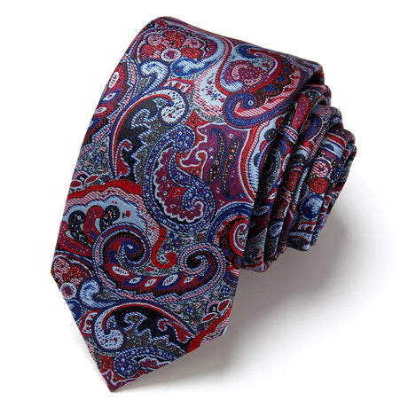 Brand 100% Silk New Men's Tie 7.5cm Blue Necktie Green & Orange Silk Gravatas For Men Paisley Floral Fit Wedding Workplace Slim