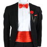 New Fashion Mens Cummerbund Bow Tie Brooch Set Black Red Blue   Waist Seal For Formal Tuxedo Business Suit Dinner Accessories