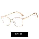 Blue Light Blocking Glasses Frame New Eyewear Prescription Female Eyeglasses Optical Women Spectacles UV400 Anti-Reflective