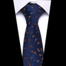 2023 New Design Wholesale 7.5 cm Jacquard Tie Red Men Floral Suit Accessories Fit Formal Party