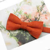 Mens Super Soft Downy Suede Parent-Child Bowtie Set Macarons Solid Color Classic Design Cute Butterfly Red Green Blue Pink Tie