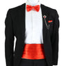 New Fashion Mens Cummerbund Bow Tie Brooch Set Black Red Blue   Waist Seal For Formal Tuxedo Business Suit Dinner Accessories