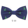 JEMYGINS Christmas Bow Ties for Mens Shirt  Snowflake Christmas Tree Pattern Men Silk Bow Tie  Christmas Party Gift