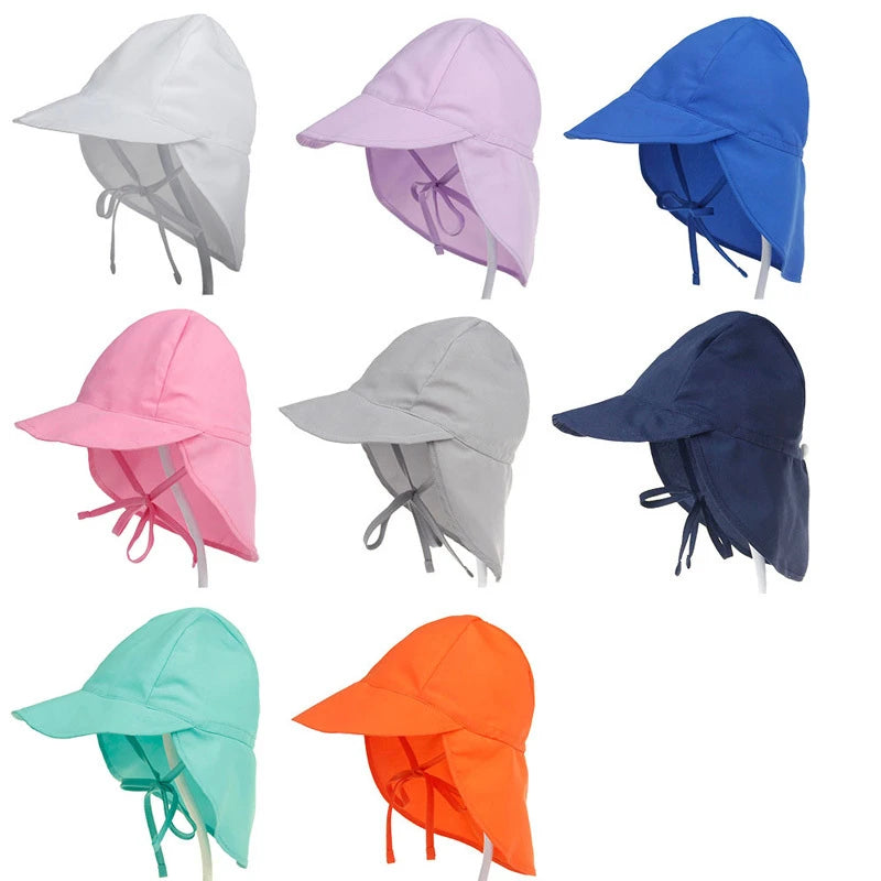 Summer Baby Sun Hat for Girls Boys Outdoor Travel Beach Quick-Dry Hats UV Protection Bucket Caps Adjustable Breathable Mesh Cap