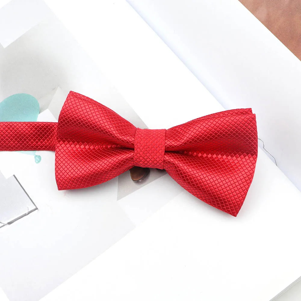 Solid Colorful Parent-Child Bowtie Set Classic Cute Family Butterfly Party Dinner Wedding Design Cute bow tie Accessory NO.1-15