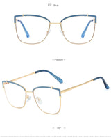 Blue Light Blocking Glasses Frame New Eyewear Prescription Female Eyeglasses Optical Women Spectacles UV400 Anti-Reflective