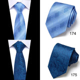 New Style Fashion Men's Tie 7.5 cm Blue Necktie Green & Orange Gravatas For Men Paisley Floral Fit Wedding Workplace