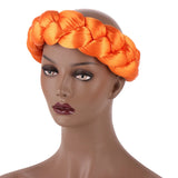 Fashion Candy Color Braids Twist Headbands for Women African Headwear Elastic Hair Bands Ladies Turban Female Bandage Headwrap
