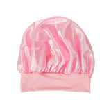 Women Satin Bonnet Spandex Wide Stretchy Band Bonnet Satin Cheveux Nuit Silk Sleeping Night Cap Bonnets for Women