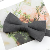 Mens Super Soft Downy Suede Parent-Child Bowtie Set Macarons Solid Color Classic Design Cute Butterfly Red Green Blue Pink Tie