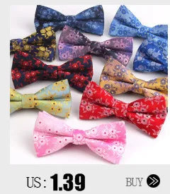 New Floral Men Bow Tie Claret Classic Bowtie For Men Flower Bow Ties For Business Wedding Butterfly Cravats Adult Suits Bowties