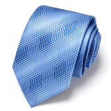 48Colors Classic 7.5cm Tie for Men Silk Tie Luxury Striped Slim Ties for Men Suit Cravat Wedding Party  Gravatas