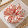 Hot Girls Super Wide Smooth Colorful Hair tie Hair Elastics Bands for Hair Large Satin Scrunchie Hair Accessories 2021 for Women