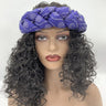 Bronzing Fabric Women's Headbands Elastic Braids Hair Bands Female Turban Cap Party Headwear Accessories Fashion Bandage Bandana