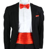 New Fashion Mens Cummerbund Bow Tie Brooch Set Black Red Blue   Waist Seal For Formal Tuxedo Business Suit Dinner Accessories