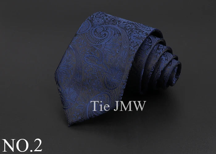 Classic Silk Men Tie Plaid Stripe Floral Ties Formal Wear Business Suit Jacquard Necktie Wedding Party Gift Daily Accessories