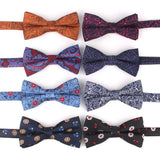 New Floral Men Bow Tie Claret Classic Bowtie For Men Flower Bow Ties For Business Wedding Butterfly Cravats Adult Suits Bowties