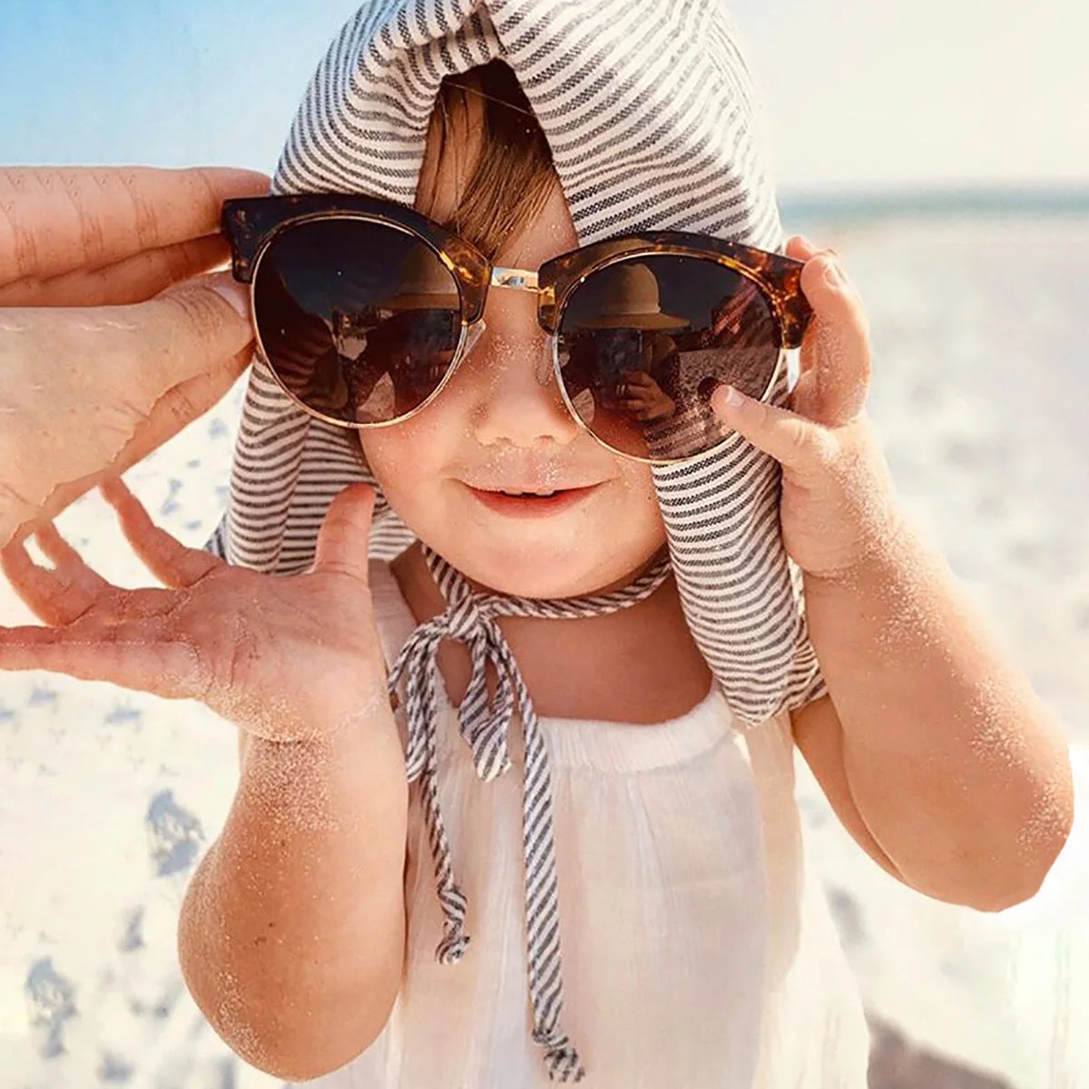 Big Brim Baby Sun Hat Summer Spring Kids Bucket Hat for Girls Boys Cotton Linen Children Cap Beach Travel Kids Hats Caps 2M-4Y