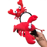 Cute And Cartoonish Korean Plush Animal Hair Clips For Women To Wear, A Popular Face-washing Headband