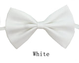 Black Neck Tiebow for Boys Girls Toddler Adjustable Solid Bow Tie Party  Wedding Children's Accessories Not Afraid of Creases