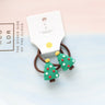 2pcs New Cute Cartoon Christmas Elk Elastic Hair Bands Rubber Hair Rope Tie Girls Hair Scrunchie Ponytail Holder Gum Accessories