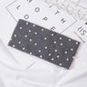 Bow Women's Headbands Pearls Head Bands Knitted Turban Bandana Autumn Winter Elastic Hairband Warm Hair Accessories Headdress