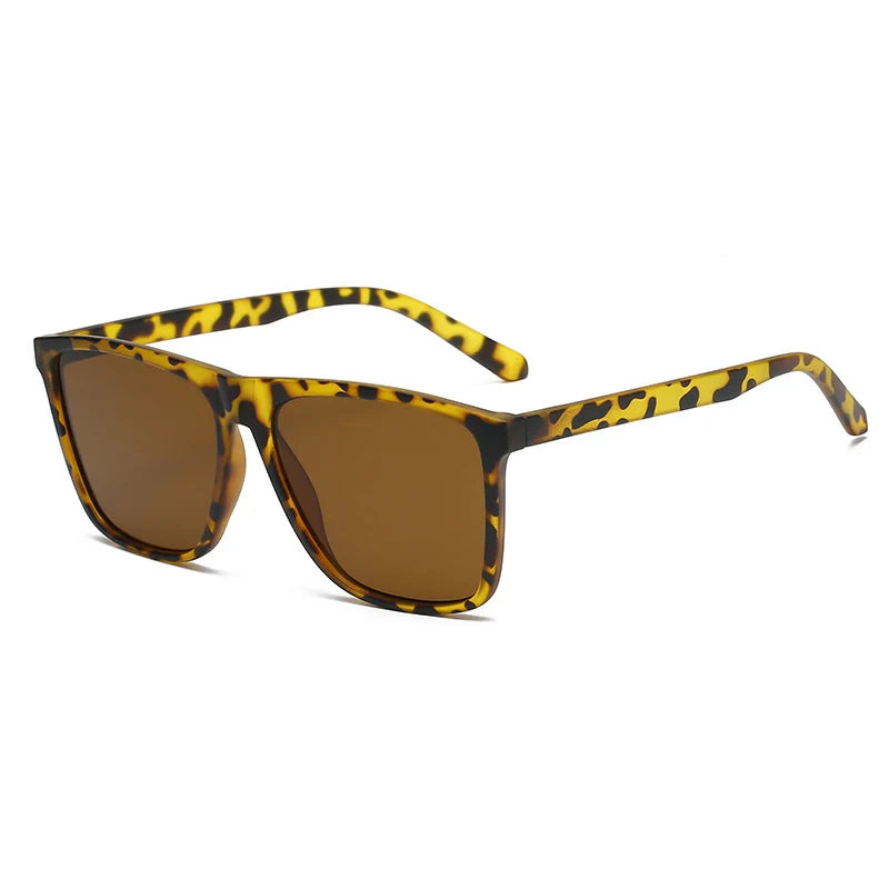 OEC CPO Square Men Sunglasses Big Frame Sunglasses Women Fashion Yellow Lens Sun Glasses Female Drive Beach Eyewear uv400 Glass